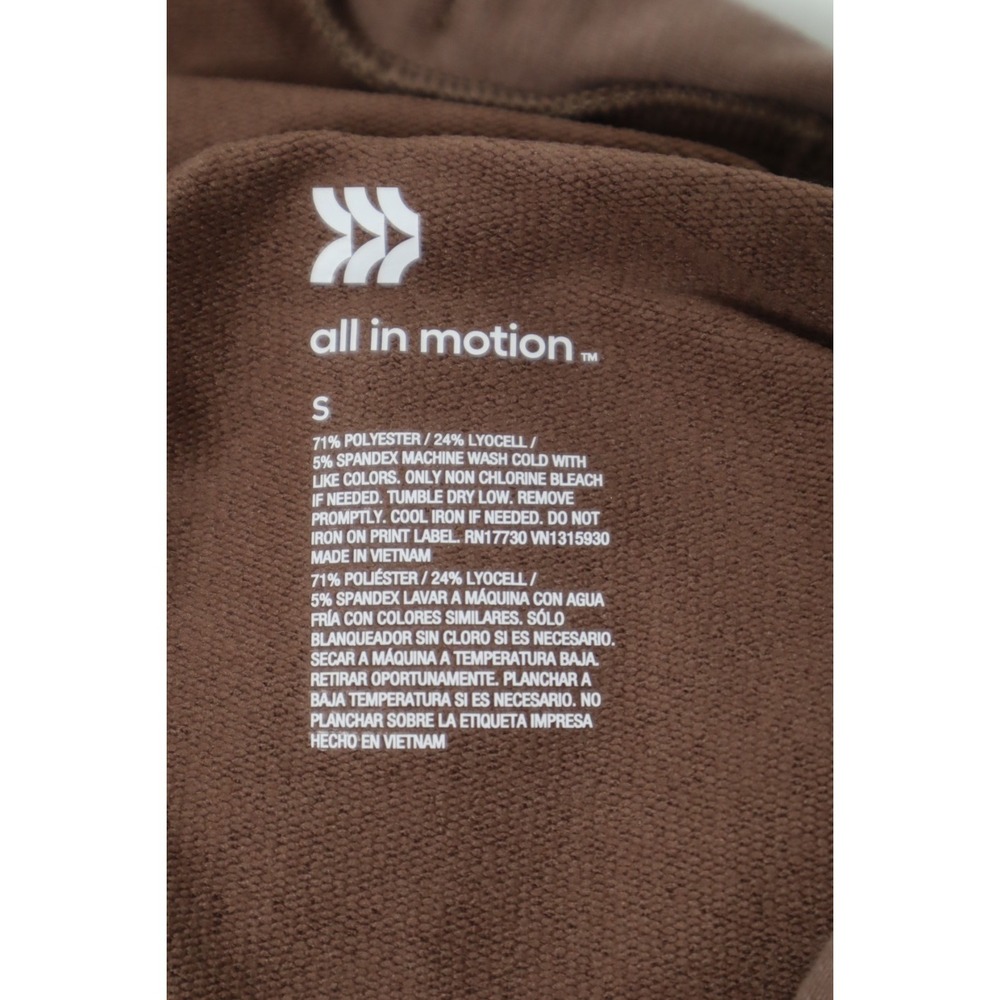 All in Motion Women's Stretch Pocket Bell Sleeve Pullover Hoodie Brown - Size S - Picture 7 of 7